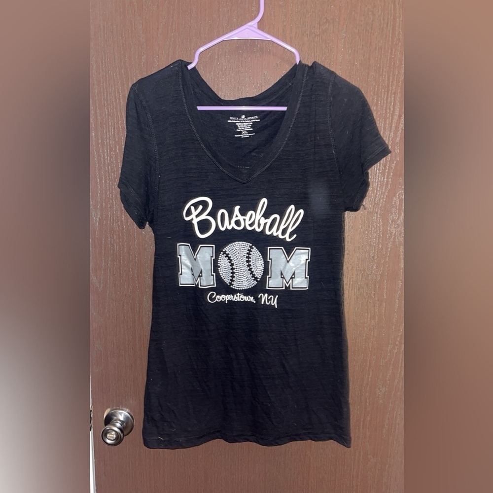 Baseball mom t shirt